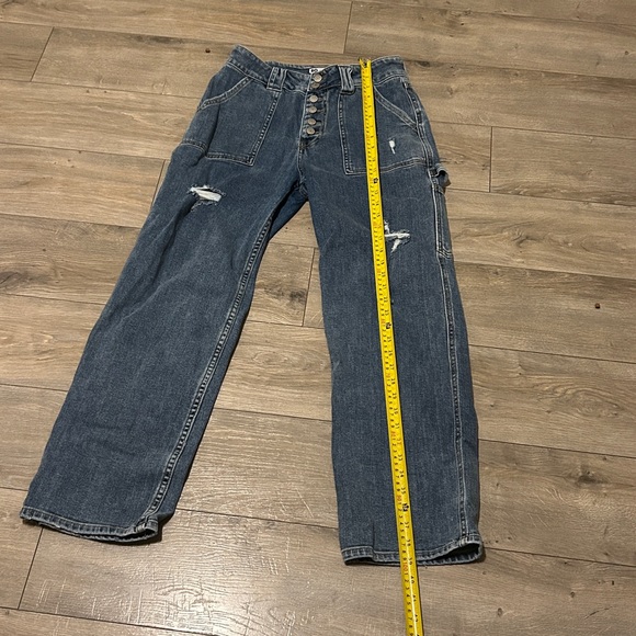 SO Relaxed Fit Distressed Blue Jeans - Picture 5 of 12